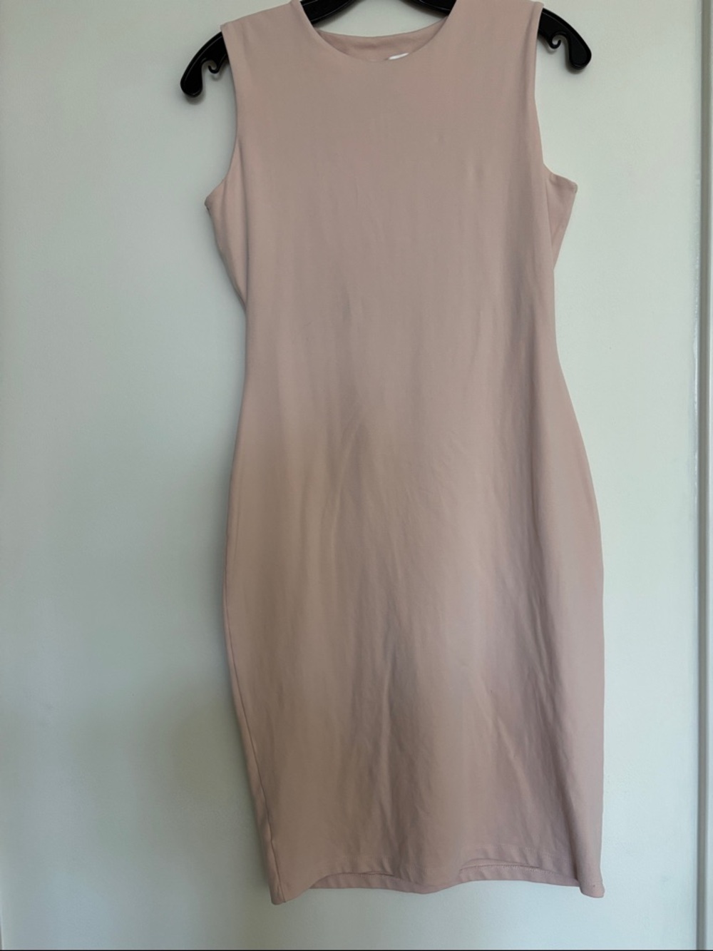 Susana Monaco Sleeveless Midi Dress in Blush Pink
